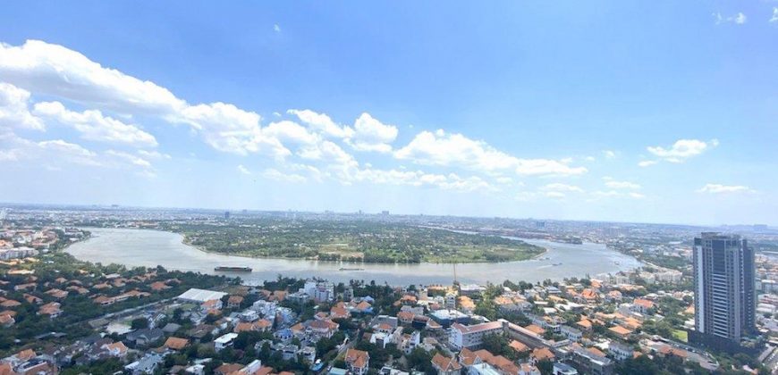 Cho thuê duplex penthouse Masteri Thảo Điền quận 2, 3pn, 160m2 view đẹp