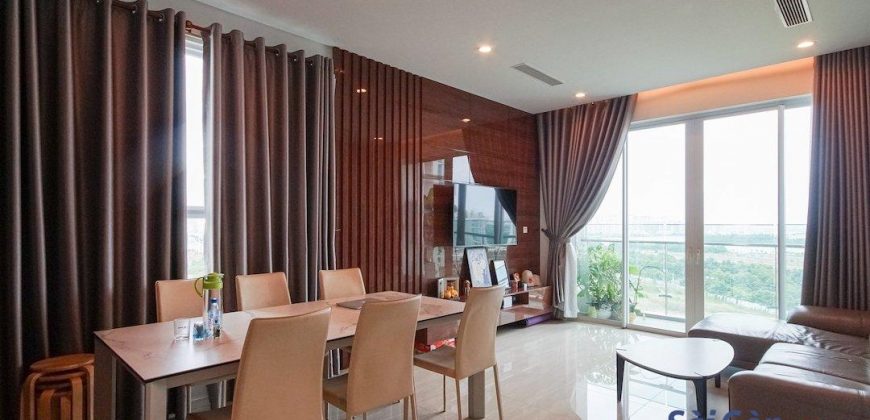 Cho thuê Sadora Sala 3 phòng 120m2, 2 ban công, căn góc thiết kế siêu đẹp view sông sài gòn